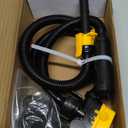 Cordless Fuel Transfer Pump with Auto-Stop, 3.2 GPM Flow Portable Fuel Pump Compatible with DeWalt 20V & Milwaukee 18V Batteries, with 51'' Hose, 3 Adapters for Diesel, Gasoline (Bare Tool), Yellow