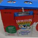 Horizon Organic Shelf Stable 1% Lowfat Milk Boxes, 8 fl oz, 12 Count - 8g Protein per Serving, USDA Organic UHT from Pasture-Raised Cows, Ready to Drink for Lunchbox, Travel, or On-the-Go, No Refrigeration Needed