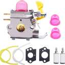 Carburetor Replacement for Poulan Featherlite Weed Eater SST25 FL20 FL20C FL23 FL25 FL26 FL26C FX26 P1500 P2500 P3500 String Trimmer for Zama C1U-W18 530071822
