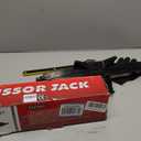 CPROSP Scissor Jack 3 Tons Capacity with Ratchet Handle Effort Saving Just for Emergency Use, not for Weekly Projects, Gloves