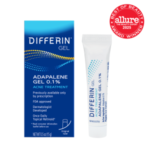 Differin Acne Treatment Gel, 90 Day Supply, Retinoid Treatment for Face with 0.1% Adapalene, Gentle Skin Care for Acne Prone Sensitive Skin, 45g Pump 