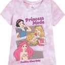 Disney Women's Graphic T-Shirt (4, Lavender, Princess Mode)
