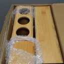 9 IN 1 Storage Bag Organizer for Kitchen Drawer, Bamboo Foil and Plastic Wrap with Cutter, Organizers Compatible Gallon, Quart, Sandwich Snack Size