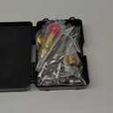 34 Pack Wood Working Chamfer Drilling Tools, 6 Countersink Drill Bit Set, 7 Counter Sinker Drill Bit Set, 8 Plug Cutters for Wood, 8 Drill Stop Bit Collar Set and 3 Step Drill Bits.