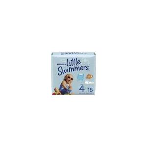 Huggies Little Swimmers Disposable Swimming Diapers, Size 4 (2434 lbs), 18 Ct
