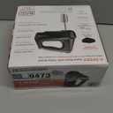 6-Speed Easy Storage Hand Mixer with 5 Attachments & Storage Case, Black 