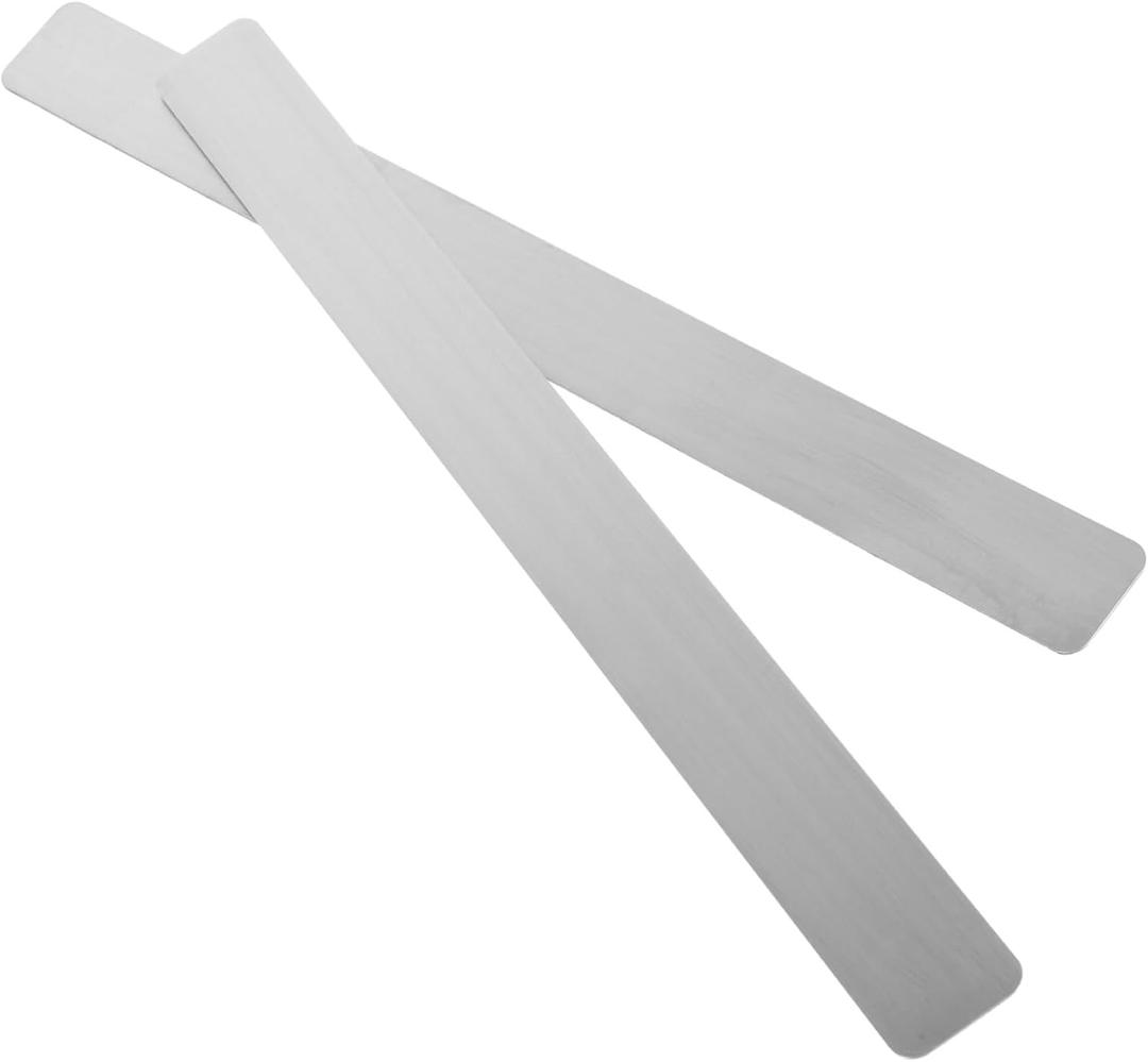 TEHAUX Magnetic Bulletin Board Strips with Adhesive Backing 11.73 Inch Iron Wall Strips for Photo Display Memo Notes Office Classroom Use