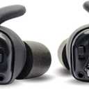 Walker's Silencer Wireless NRR25dB Electronic Sound Suppression Hearing Protection Earbuds for Shooting, Black