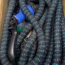 Flexi Hose Expandable Garden Hose with 8 Function Nozzle, 75FT - Lightweight Retractable Garden Hose, Water Hose - No-Kink Flexibility, 3/4 Inch Solid Brass Fittings and Double Latex Core