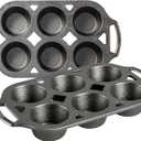 Lodge Cast Iron 2 Piece Muffin Pan Set