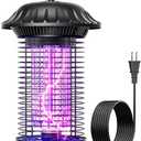 Buzbug LED Bug Zapper Indoor Outdoor, Up to 50000 Hrs Lifespan Lamp, Energy Saving & Dual Band Attraction, 5.6 ft Power Cord, High Voltage Mosquito Fly Zapper Trap Killer -MO008C