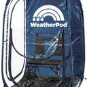 WeatherPod The Original Shark Tank MyPod 1-2 Person Pop-Up Pod - Stay Warm, Dry, and Out of The Sun - Weather Pod for Sports, Rain, or Wind (Navy), Size: 40"L x 40"W x 59"H