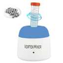 5200rpm mini Vortex Mixer Paint Shaker,Lab Vortex Shaker with Touch Function for Nail Polish,Eyelash Shaker,Tattoo Ink,Glue Adhesives and Test Tubes (Blue)