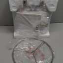 PoKat 23" Modern Ceramic Table Lamp Set of 2 for Living Room White Desk Lamps for Bedroom Farmhouse Bedside Nightstand Lamp House Warming Gifts New Home Decor End Table Lamps Gifts for Women Mom Beige