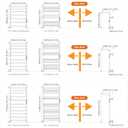 Heated Towel Rack Foldable Smart Dual-Zone App No-Drill Chrome CA3