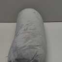 1 MIDDLE ONE Bolster Pillow with Removable Velvet Cover, Round Cylinder Neck Roll Pillow for Head, Back, Leg Support, Decorative Bed and Couch Pillow 16 x 6 Inches (Grey)