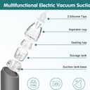 Ear Vacuum Wax Removal Tool, 6 Levels Electric Strong Suction Ear Vacuum Wax Remover, USB Charge Ear Cleaner Ear Wax Vacuum, Ear Wax Suction Remover Device for Adults and Kids (Grey)