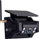 Magnetic Solar Backup Camera Portable - Easy Install Night Vision Waterproof for Pemacom P15 System