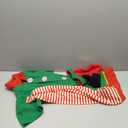 Christmas Elf Costume for Toddler Baby Boys Girls Santa Costume Outfit Xmas Clothes Top +Pants + Hat Cosplay Outfit (7-8 Years)