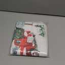 Winter Red Truck Dish Drying Mat Christmas Tree Dishes Pad 16x18 Inch Dish Drainer Rack Mats Absorbent Fast Dry Kitchen Holiday Accessories