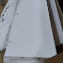 Furniloft 86'' Floating TV Stand, Wall Mounted TV Console, Floating TV Cabinet, Under TV Shelf for Bedroom Living Room(White)