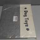 PET ARTIST Large Dog Toy Basket, Foldable Dog Toy Bin Box for Living Roon Area, Collapsible Storage Baskets with Comfortable Handles for Pet Coat,Accessories, Gray, 15"x13"x12" (Grey)