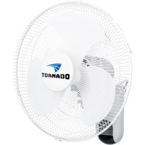 Tornado 16 Inch 3 Speed Oscillating Wall Mount Fan for Home, Remote Control Included, Adjustable Tilt 2650 CFM 6 FT Cord UL Safety Listed, White
