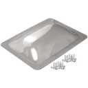 XMK RV Skylight Replacement,18"x26" RV Skylight Cover Outer Dome Fit 14"x22