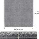 PURE ERA Carpet Stair Tread Landing Mat 30 x 30 Inch Tape Free Self Adhesive Non Slip Skid Resistant Indoor Doormat Area Rug Floor Mat for Kitchen Bathroom Workstations Washable