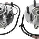 515181 4WD Front Wheel Bearing Hub Assembly 6-Lugs w/ABS Fits for Ford, 515181 2Pcs