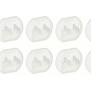 24 Pack Outlet Plug Protectors Child Safety Clear Transparent 50225