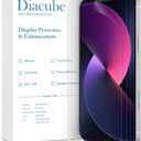 3-Pack Anti Glare Matte Screen Protector for iPhone 13 Mini, Break-Resistant PET EPU Film, Anti Fingerprint, Silky Touch, Dust Free & Easy Installation with Alignment Jig