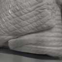 Queen Quilt Set  90"x90" Soft Washed 3-Layer Lightweight Bedspread with Multi-Lock Quilting, Minimalist Nordic Bedding, All-Season Quilt Set for Spring & Summer (1 Quilt + 2 Pillow Shams), Ivory