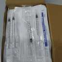 50 Pcs 1ml Syringes with Caps Oral Dispenser Individually Sterile Warpped for Medicine Dropper, Colostrum Collect Feeding Pets, Liquid