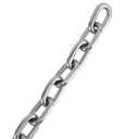HAKZEON 3/16 inch x 26.2 Feet 304 Stainless Steel Chain, Heavy Duty Metal Chain, Durable Decorative Chains for Hanging Clothes, Guardrail, Lifting Chain, Swing, Anti-Theft Chain, Silver