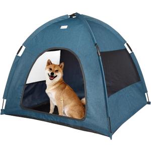 Navy Blue Large Outdoor Cat & Dog Tent  Waterproof, Washable, Indoor/Outdoor, Cave Nest Bed