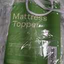 Niagara Sleep Solution Ultra Soft Full Size Mattress Topper - Viscose Made from Bamboo Pillow Top Mattress Pad for Back Pain Relief - Naturally Cooling for Hot Sleepers, Green