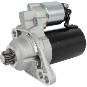 SCITOO Starter Motor 17967 2004-2005 for Audi for A3 2.0L 2005-2009 for Seat for Cordoba 2.0L 2008-2009 for Seat for Leon 1.8L 1.4L Leon 2.0L for Volkswagen for Jetta 2.0L 1.1kW/12V CCW 10-Tooth