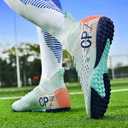 Soccer Cleats for Mens, Womens Indoor Soccer Shoes Unisex Baseball Turf Shoes Youth Rugby Shoes Adult AG FG TF Football Boots Wide Training Sneaker, Size 44