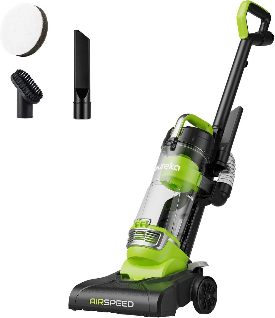 Eureka Airspeed Ultra-Lightweight Compact Bagless Upright Vacuum Cleaner, NEU10AE4, Green