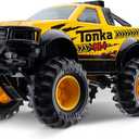 Tonka Steel Classics 4x4 Pickup Truck - Made with Steel & Sturdy Plastic, Yellow Toy Construction Truck, Boys and Girls, Kids, Toddlers, Ages 3+