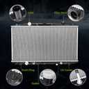 AUTOSAVER88 Radiator Compatible with 2008-2012 Accord 2.4L L4, 2012-2015 Crosstour 2.4L L4