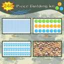 Fort Building Kit for Kids, 246 Pieces Play Fort Construction STEM Building Toys Indoor/Outdoor for Boys Girls Ages 3+, Kids Fort Building Set - Create Tents, Castles, Tunnels, Rockets & More