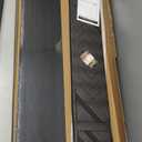 Forbena 48 Inches Long Floating Book Shelves for Wall Set of 3, Black Wall Bookshelves for Living Room, Large Heavy Duty Wood Wall Mounted Hanging Bookshelf for Bedroom Office Library Classroom