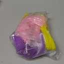 UJFQBH 3 Pieces African Bath Sponge African Net Long Net Bath Sponge Exfoliating Shower Body Scrubber Back Scrubber Skin Smoother,Great for Daily Use (Pink,Yellow,Purple)