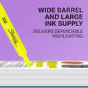 Sharpie Tank Style Highlighters, Chisel Tip, Assorted Colors, 12 Count