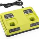 ANTRobut P117 Dual Chemistry 18V Charger for Ryobi One Plus Battery P190 P102 P103 P107 P108 PBP2005 PBP005 PBP006