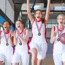 Kenning 24 Pcs Basketball Medals for Kids with Attached Neck Ribbons, Award Medals Metal Trophy Trophies Gift for Sports Themed Party Favors Team Participation(Basketball)