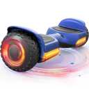Gyroor Self Balancing Scooter New G13 All Terrain Balancing Scooter with LED Lights, Self Balancing Off Road with Bluetooth for Kids ages 6-12 and Adults-Blue