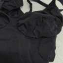 SHAPERX Women's Shapewear Bodysuit Tummy Control Body Shaper Seamless Sculpting Snatched Waist Body Suit (4X-Large, 1-black (Thong))